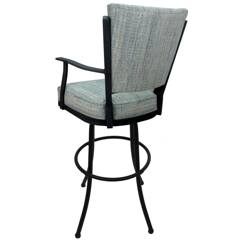 Swivel Adjustable Height Stool, Black