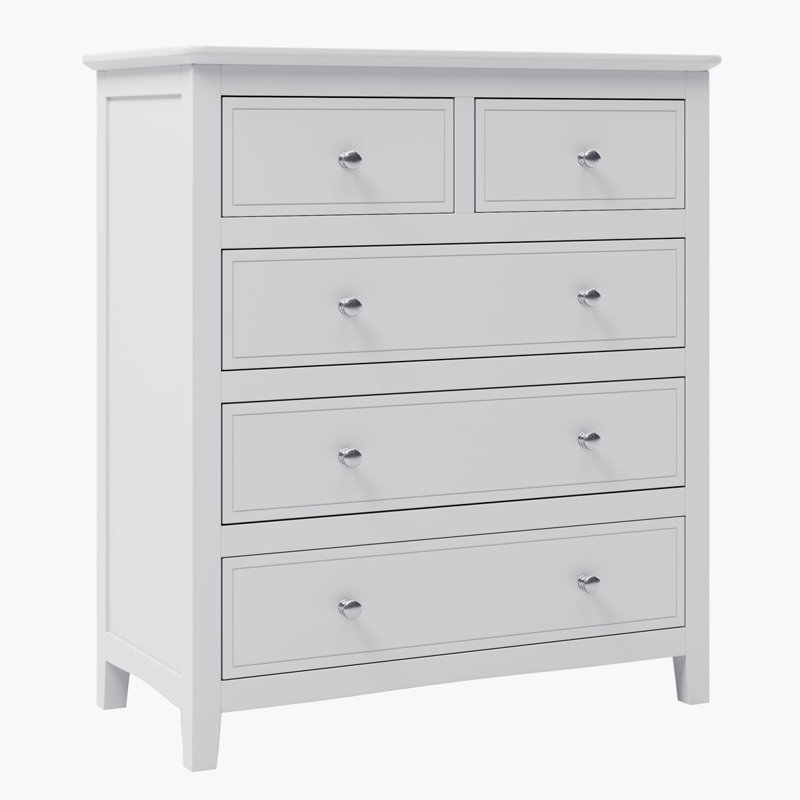 Fayne Solid Wood Accent Chest, White