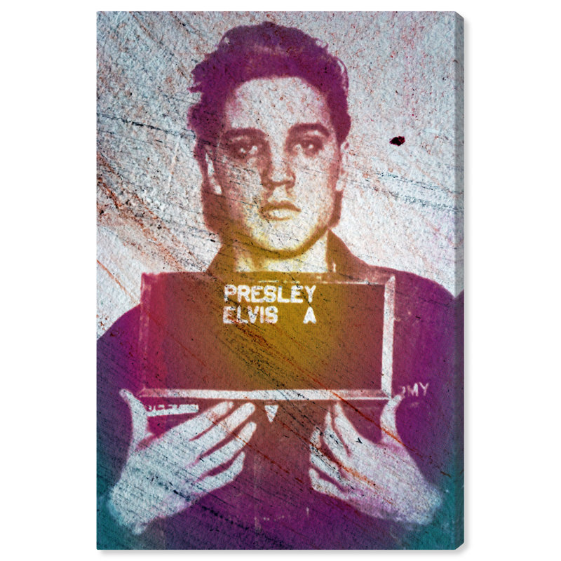 " Elvis Army ID ", 45" H x 30" W x 1.5" D