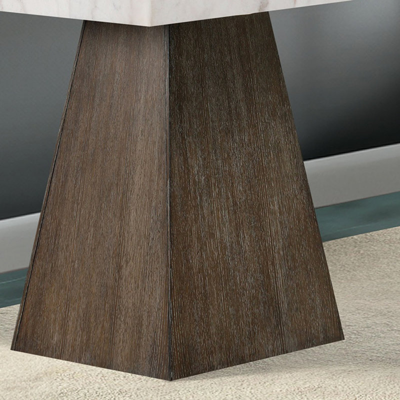 Contemporary Style Square End Table
