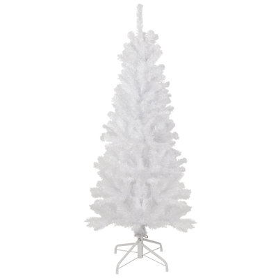 White 4.5' Pine Christmas Tree