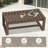 Patio Real Wood Cedar 43.6" L x 23.6" W Rectangular Outdoor Coffee Table