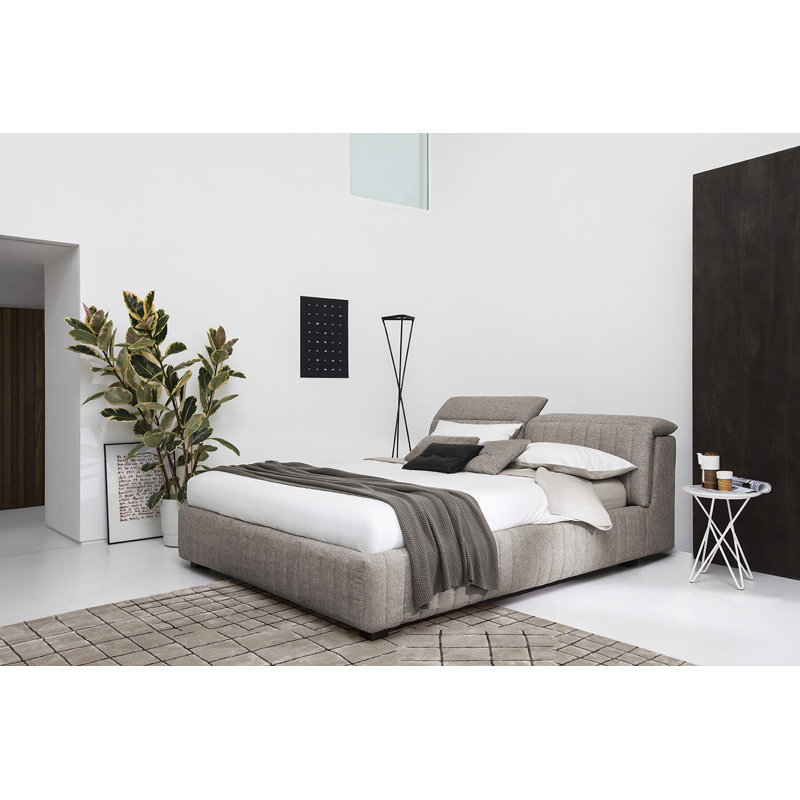 Portland Fully Upholstered Storage Bed, King, Polyester Blend