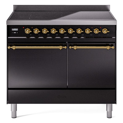 Cuisinière à induction 40 pouces avec 6 éléments à induction ILVE Nostalgie II Series (porte pleine)
