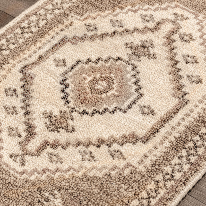 Luxor Handknotted Wool Blend Accent Rug, Rectangle 2' x 3'