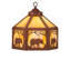 Lone Bear 1-Light Bowl Ceiling Fan Light Kit