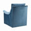 Fauteuil demi-tonneau pivotant rembourré