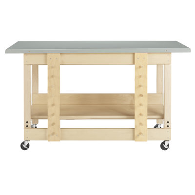 60'' W Metal Top Workbench