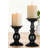 2-Piece Pillar Candle Holders Set For 3-Inch Candles, Decorative Metal Candle Sticks For Wedding, Home Decor, Party Centerpiece, Spa And Meditation-1355000471