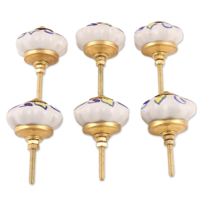 Paquet de 3 boutons de fantaisie surdimensionnés peints à la main Mitford