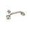 Brushed Nickel Window Bar Sash Lift