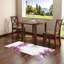 Ensemble de table de salle à manger compact en bois avec rallonge, style noyer moderne
