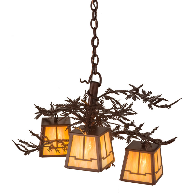Rustic Lodge 3 - Light Chandelier