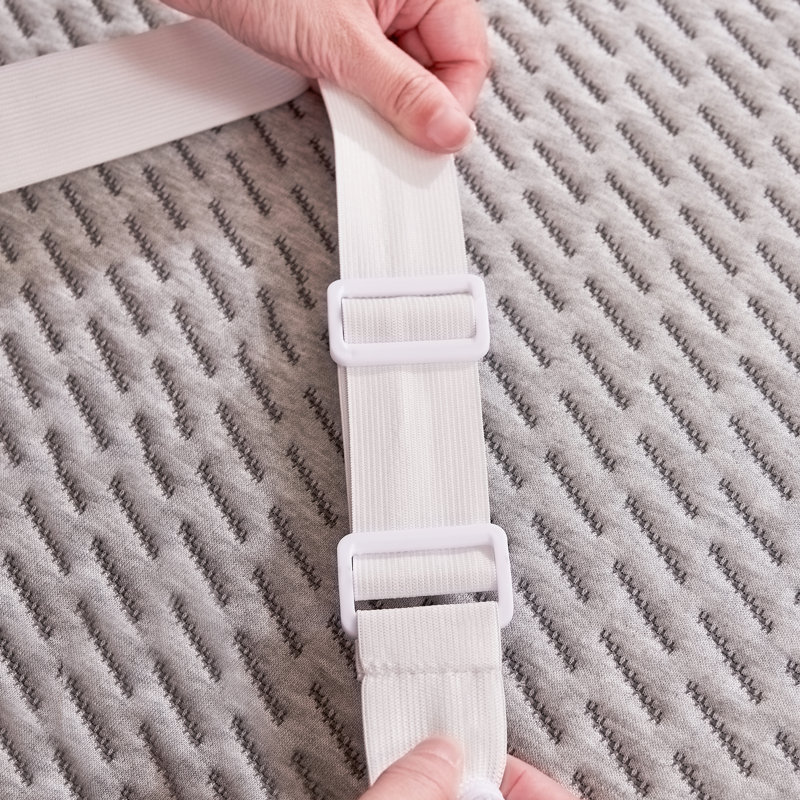 Surmatelas en mousse viscoélastique gélifiée 4 "avec housse de refroidissement, Très grand californien