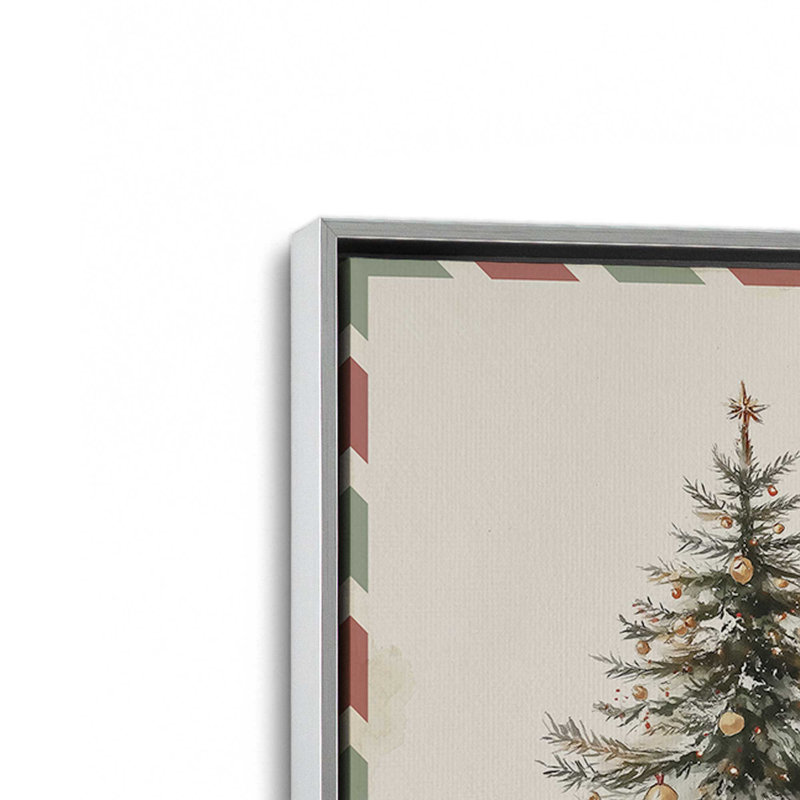 Ensemble de 4 impressions sur toile, 13" H x 76" W, Impression encadrée sans passe-partout, Chrome poli