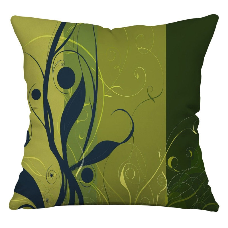 Coussin Floral, H 18 po x l 18 po