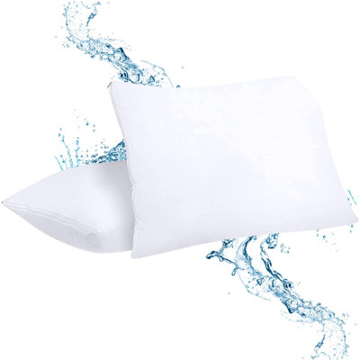 Housse de coussin en coton imperméable