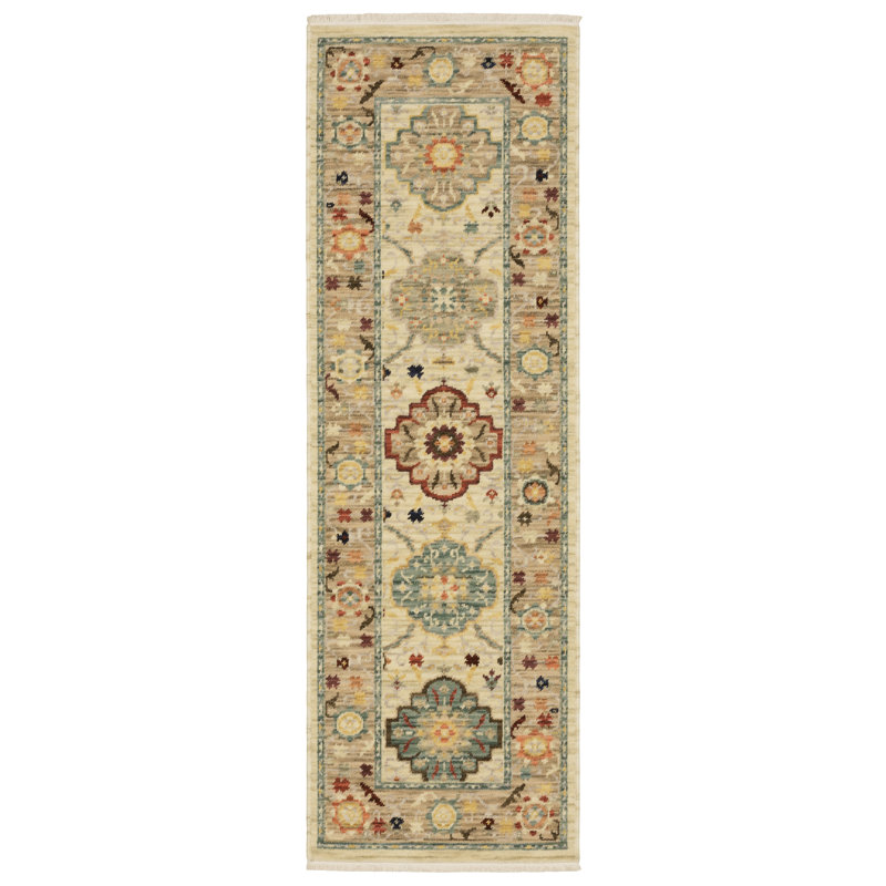 Mickyla Performance Oriental Indoor Rug, Runner 2' x 6'