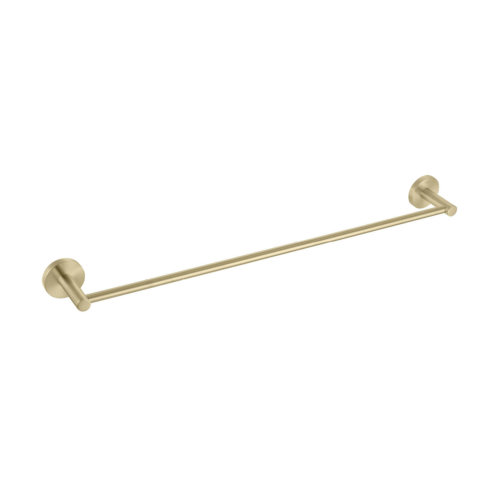 Wall Mounted Towel Bar, Brush Gold , 2.13" H x 24" W x 2.88" D