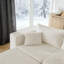 Modern Minimalist Corduroy Sofa, Compact Compression Modular Sectional, Comfy Space-Saving Efficient Design for Indoor Home Use-435476020