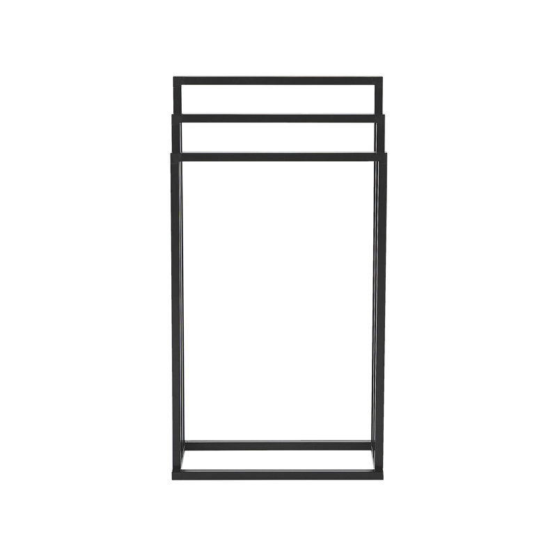 Aleyna 45 cm L Freestanding Towel Stand, Black