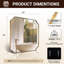 Miroir de salle de bain Modern Cadre en acier inoxydable-853119148-864994762