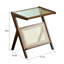 Petite table basse en rotin avec rangement