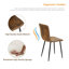 Suede Dining Chairs (set Of 4)