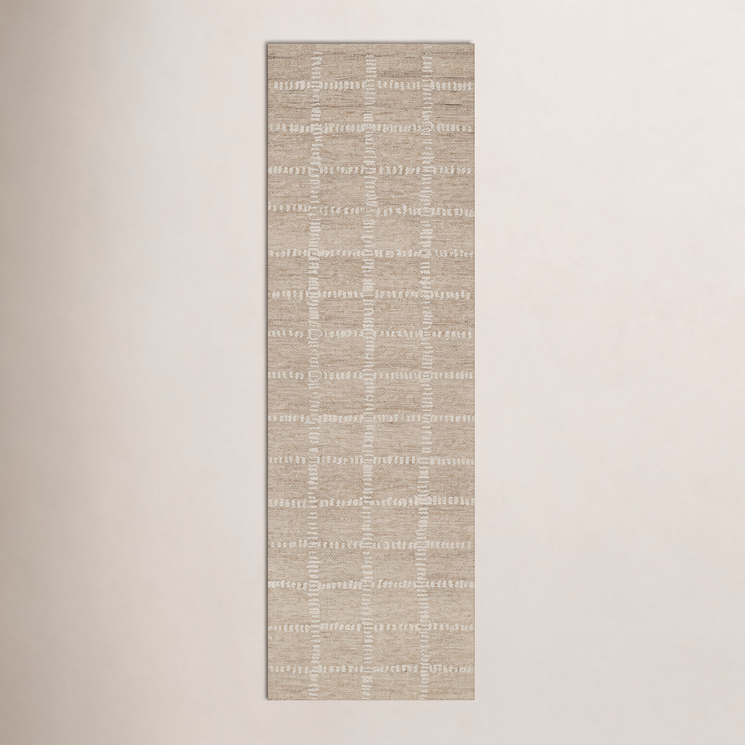 Lanora Hand-Tufted Geometric Wool Rug, Runner 2'3" x 8'