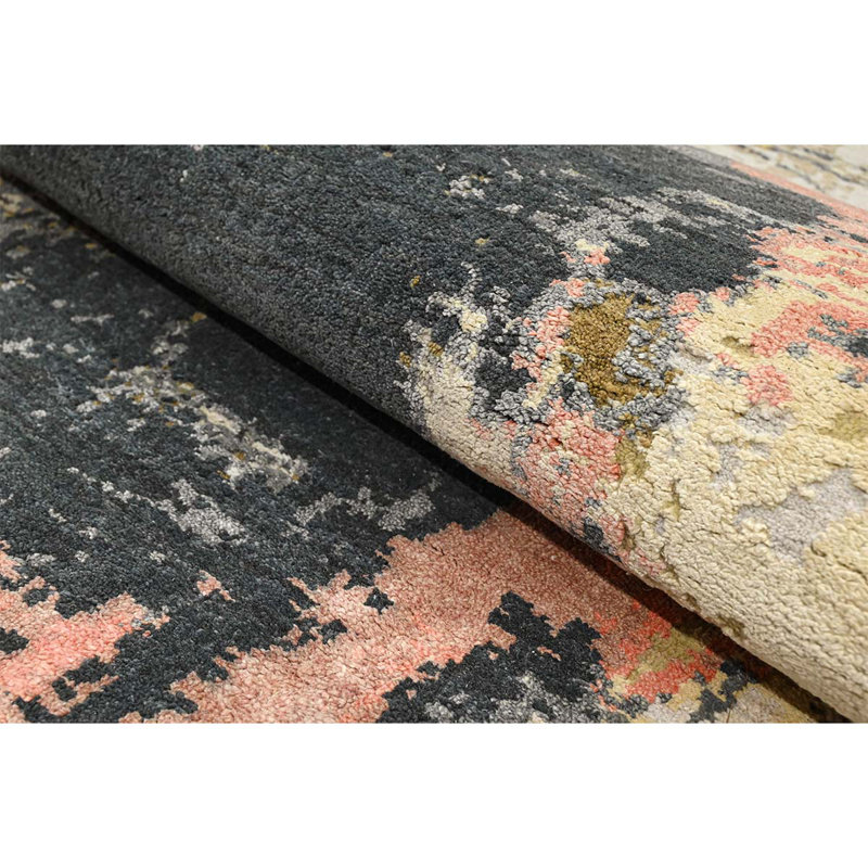 CASKJC704BEBK Abstract Area Rug, Rectangle 8' x 10'