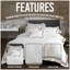 Cotton Blend Solid Colour Duvet Cover with Pillowcases-38879040-38879043