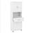 70" H Tall Bathroom Cabinet With Laundry Basket With Doors And Open Storage Space, Upper Storage Cabinet For Bathroom-114222147