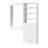Modular Closet System, Versatile and Customizable Walk-In Design for Efficient Storage and Organization-124865250