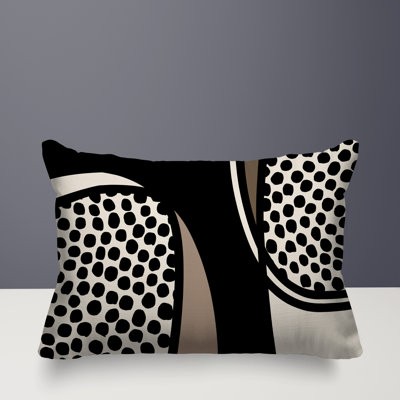 Jai Abstract Reversible Indoor/Outdoor Lumbar Pillow