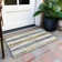 Machine Washable Indoor/Outdoor Xhevrie Gold Rug