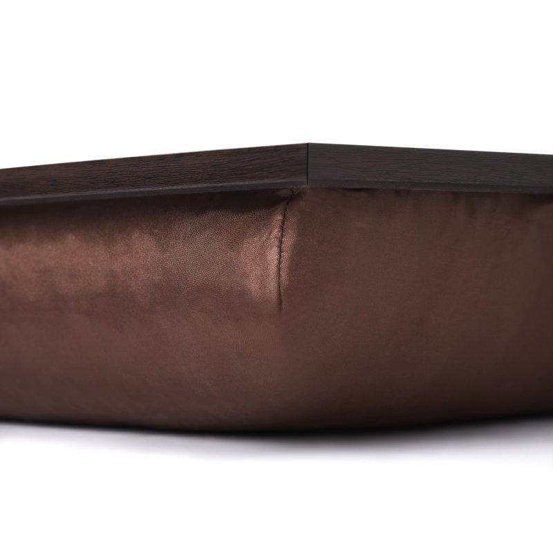 Bourassa Tray, Brown/Gold, 50cm H x 35cm W x 8cm D
