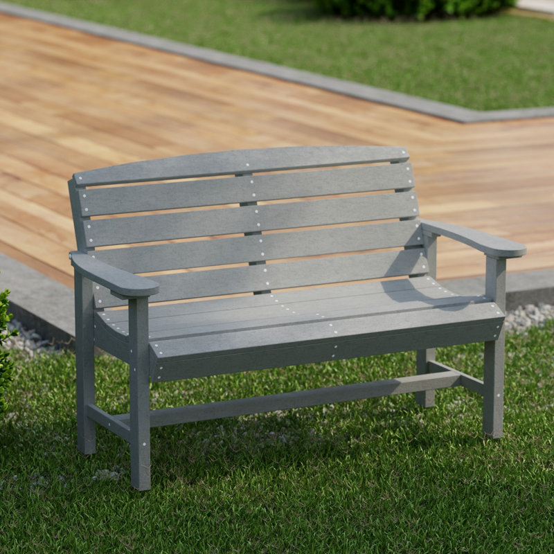 Banc d'extérieur classique, Gris clair