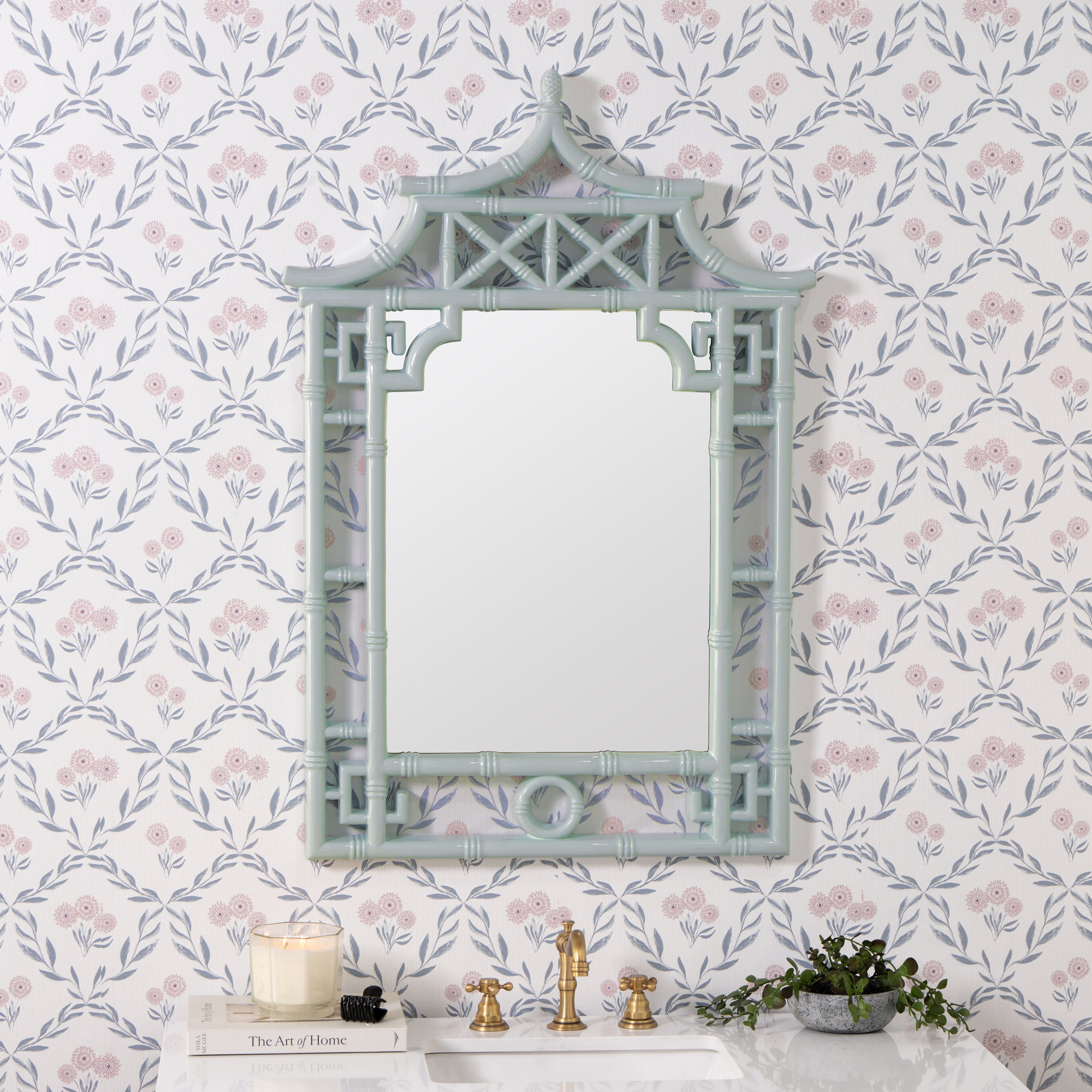 Colombe Shing Wall Mirror, Iceburg