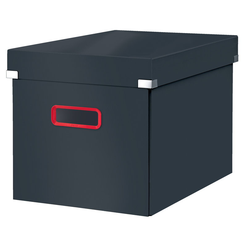 Cosy Metal Storage Bin, Grey