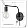 Tanielle Nickel LED Plug-in Armed Sconce