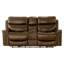  2 Piece Genuine Leather Reclining Living Room Set