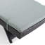 Chaise longue inclinable avec coussin Genieve-570326207