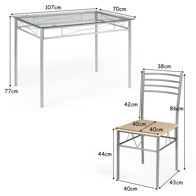 Glass Dining Set