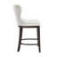 Tabouret de bar rembourré en cuir Blair-113051008-113051012-128617373