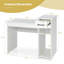 Bureau d'ordinateur moderne avec tiroir Ebern Designs