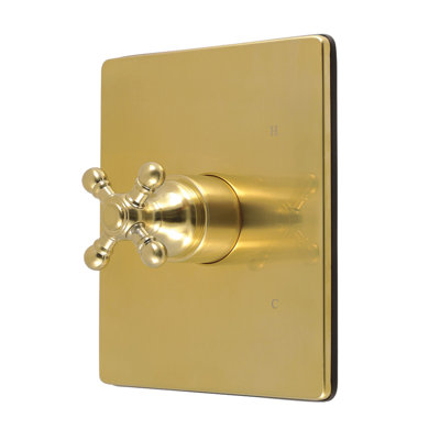 Kingston Brass Metropolitan Single-Handle Pressure Balanced Tub and Shower Faucet Valve and Trim Kit