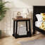 Table d'appoint en bois massif avec rangement-1118199653