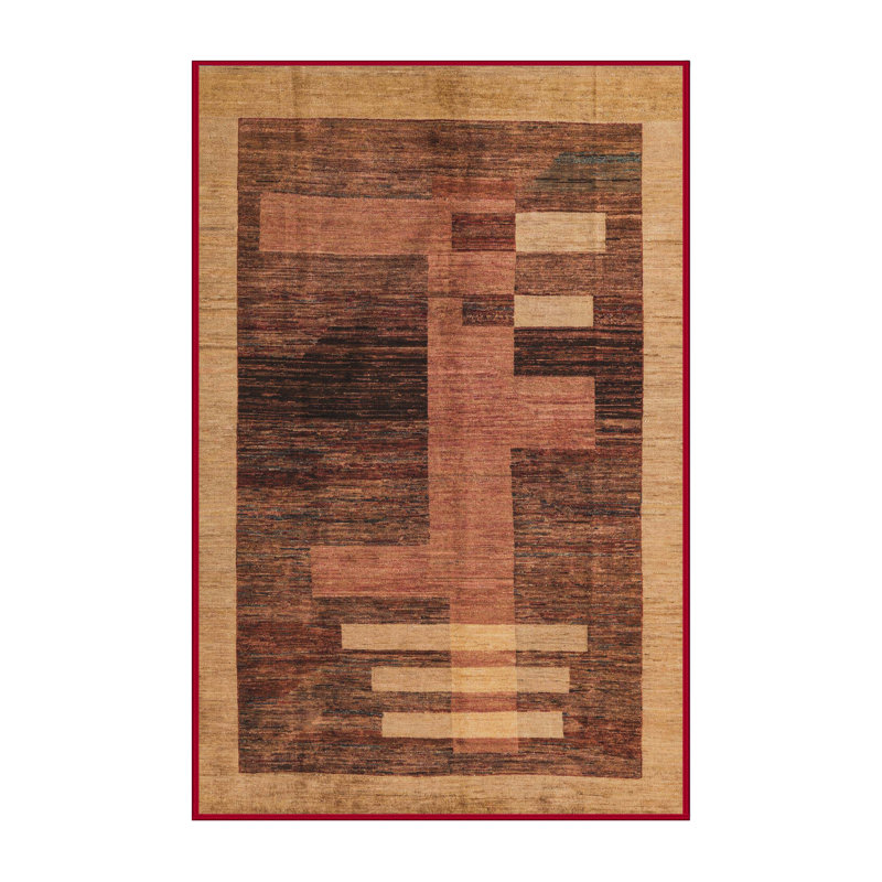 Tapis abstrait moderne 4713, Tapis de couloir 2 pi x 5 pi