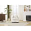 Fauteuil d'appoint pivotant Modern Boucle-793861886