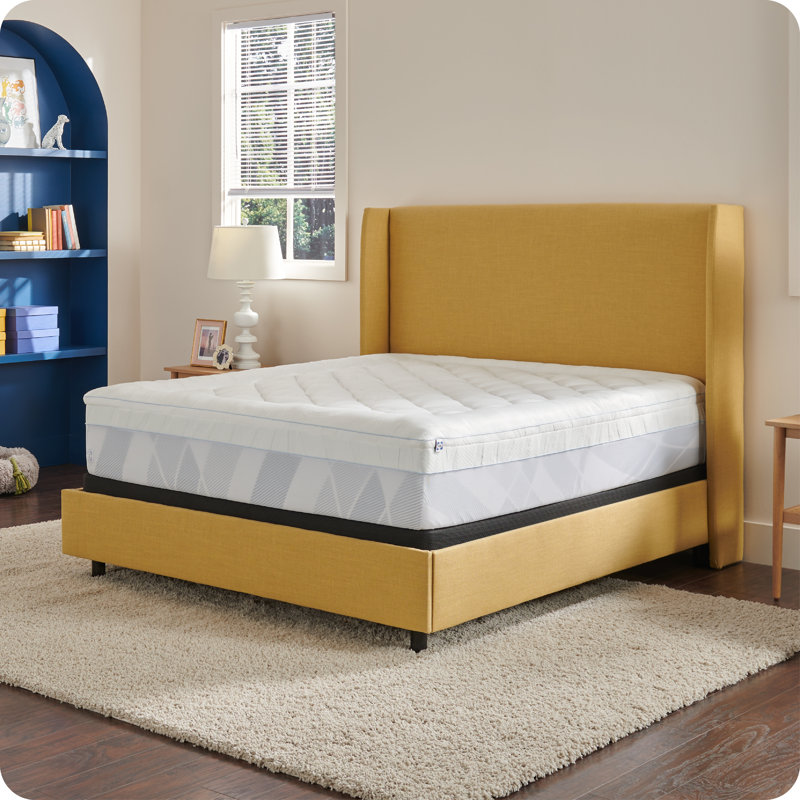 Sealy Dreamlife 3” Medium-Soft Gel Memory Foam Mattress Topper + 1” Quilted Cooling Cover, Queen